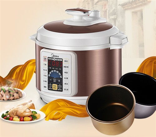 香噴噴美食觸手可及 美的5L電壓力鍋京東僅售399元